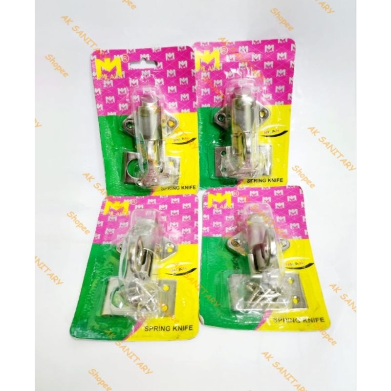 MILAN Grendel Kodok - Spring Knife - Grendel Jendela - Grendel Kodok