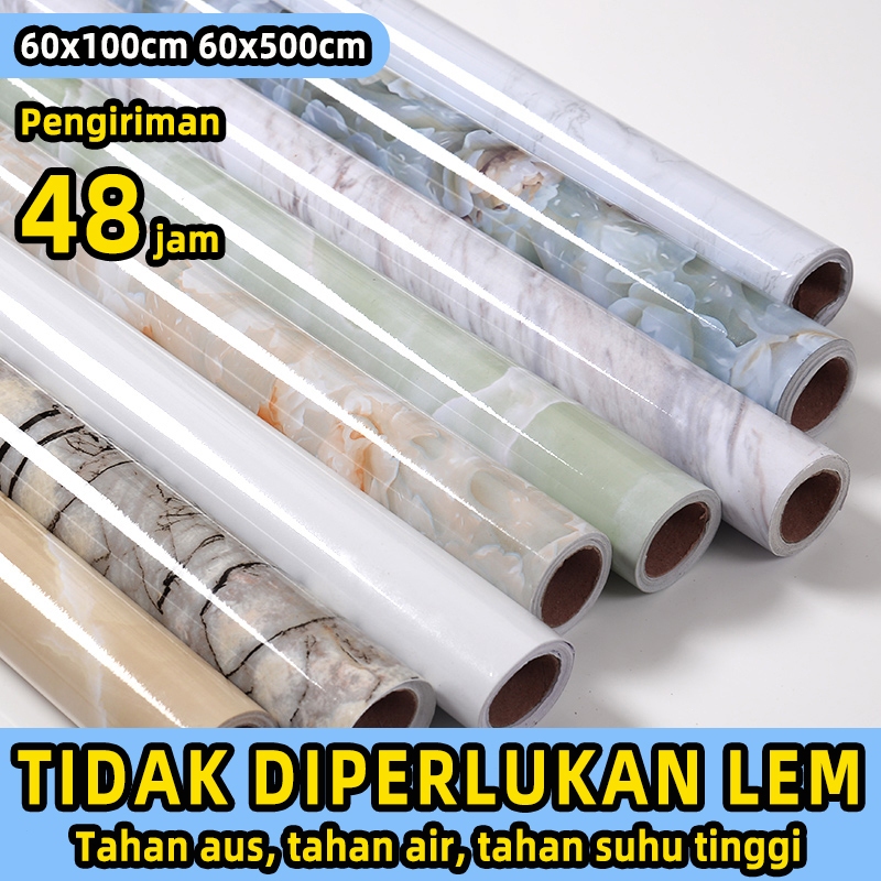 【spot】wallpaper dinding dapur 3d wallpaper lantai dapur wallpaper marmer