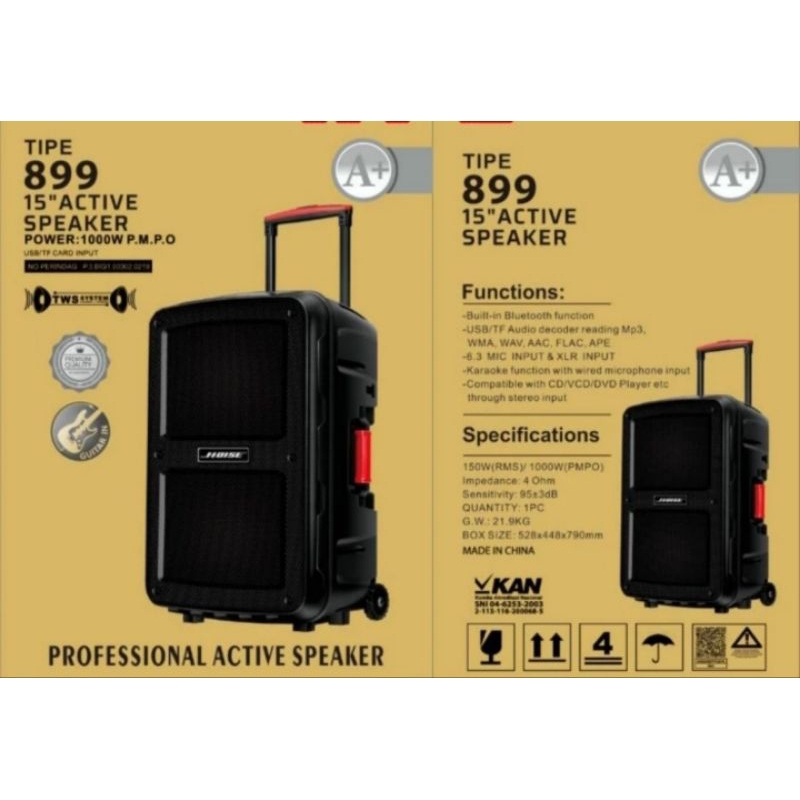 Speaker aktif Noise 899 A+ Original 15inch Active 899 A plus