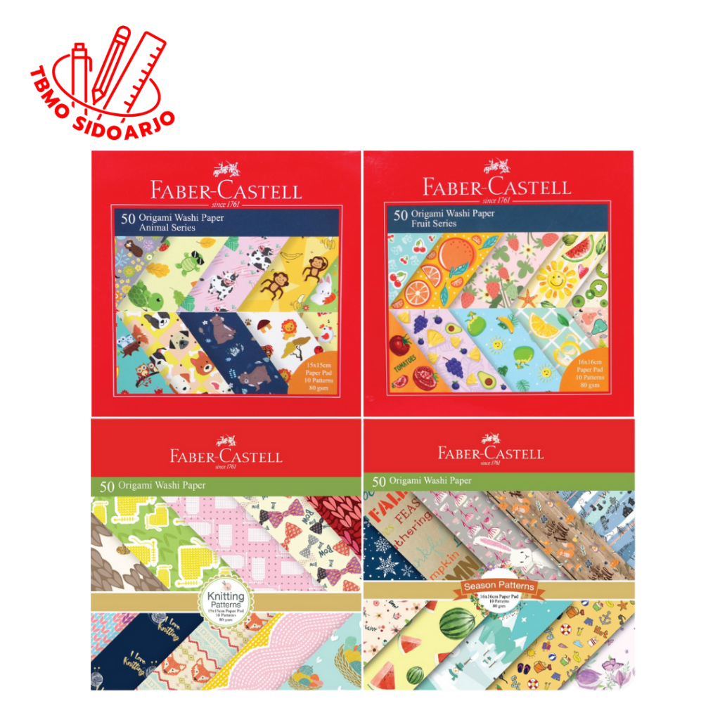 

TBMO Faber Castell Origami Washi Paper Motif Kertas Lipat Motif