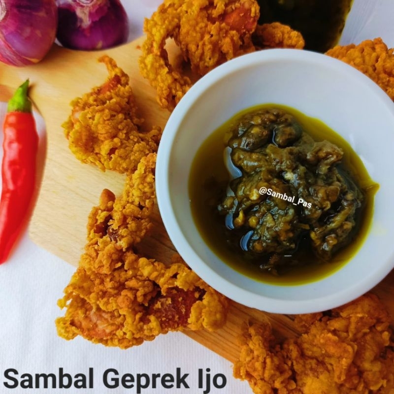 

Sambal Geprek Ijo Sachet 20gr, 30gr & 40gr.