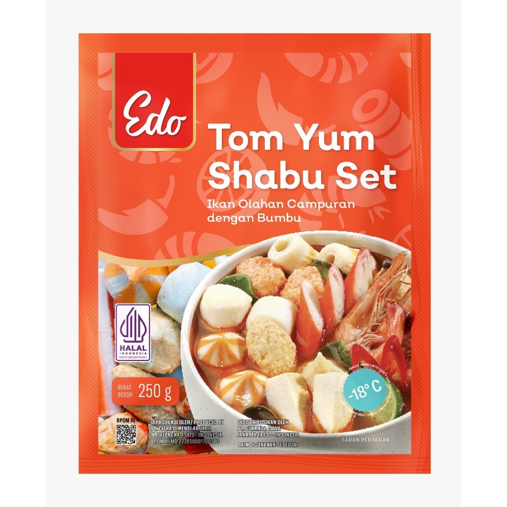 

Edo Tomyum Shabu Set 250 gr Frozen FOOD