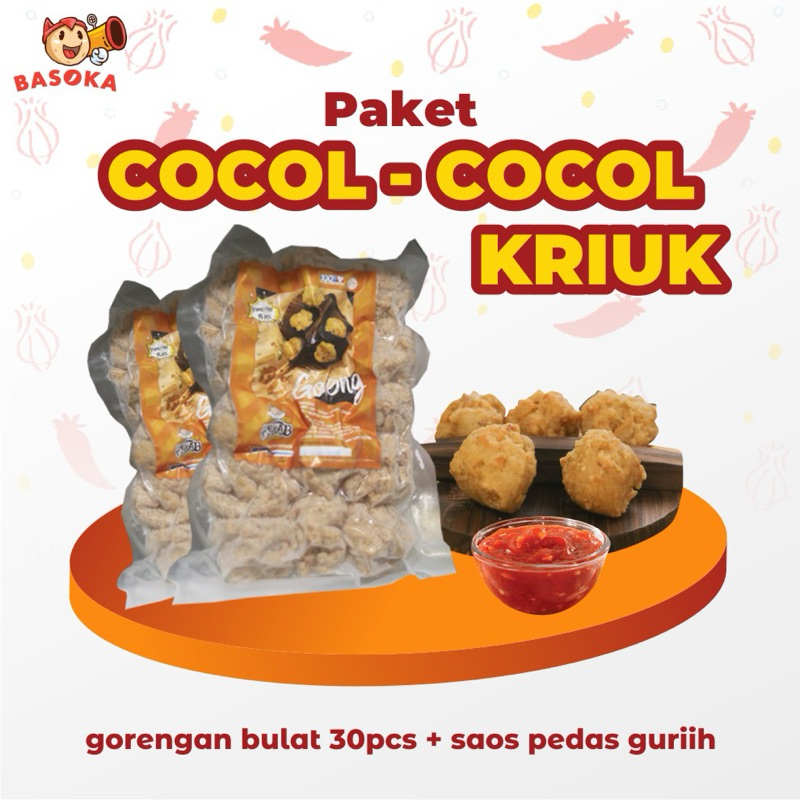 

paket hemat Basreng Bulat Khas kota malang komplit saos pedas