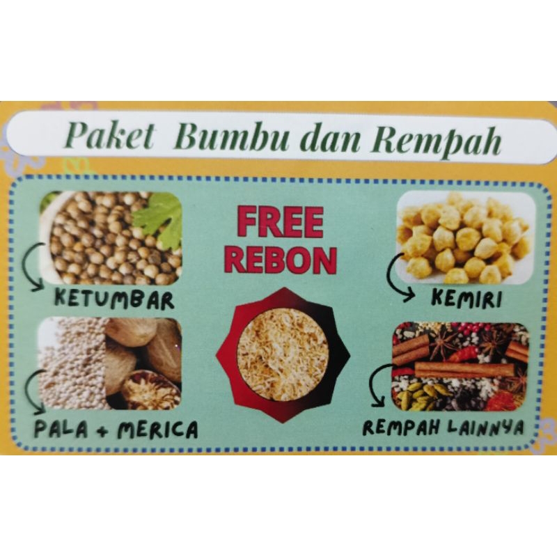 

Paket Bumbu dan Rempah