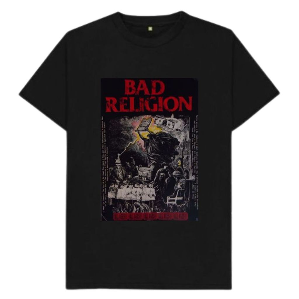 kaos bad religion AKHIR ZAMAN / kaos band punk / kaos metal / kaos distro musik distro terlaris
