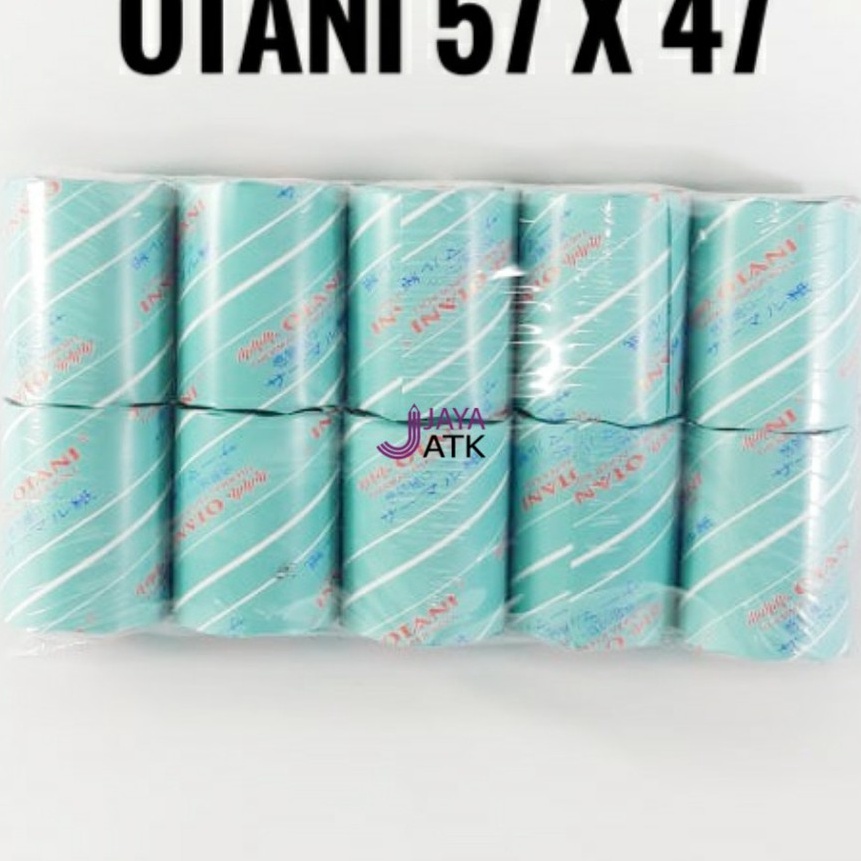 

Terjangkau PROMO KERTAS THERMAL 57x47 THERMAL PAPER OTANI KERTAS OTANI 57x47 THERMAL 58X48 KERTAS THERMAL 57