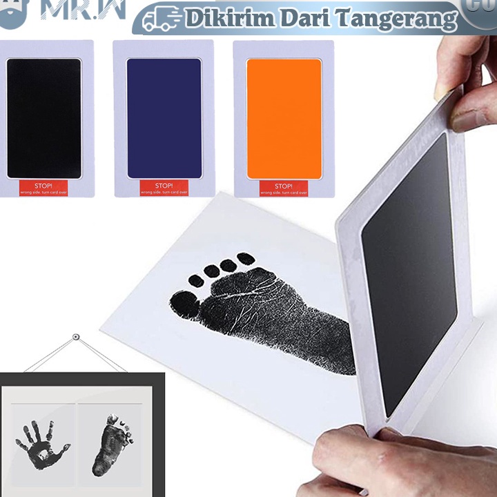 

Stok terbatas Baby Handprint Footprint Ink PadBantalan Tinta Cap Telapak Kaki Bayi untuk memperingati