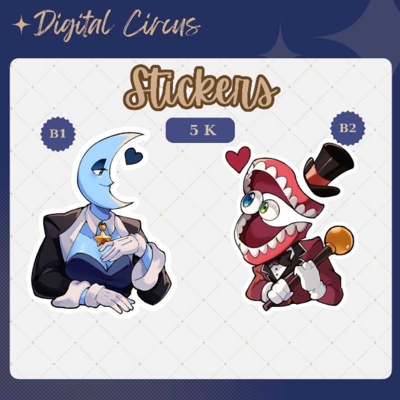 

[DIGITAL CIRCUS] Stickers