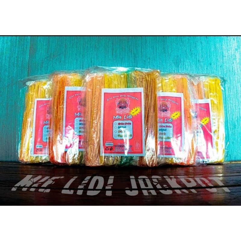 

MIE LIDI JACKPOT'S PAKET USAHA KEMASAN PLASTIK PERPACK ISI 25 PCS