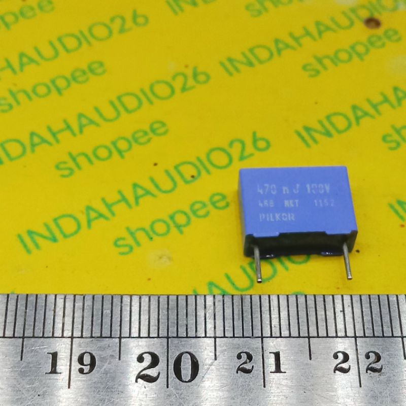 PILKOR 474 100V 10mm 470nj 100v mkt mkp mkm kapasitor 470n 470nf