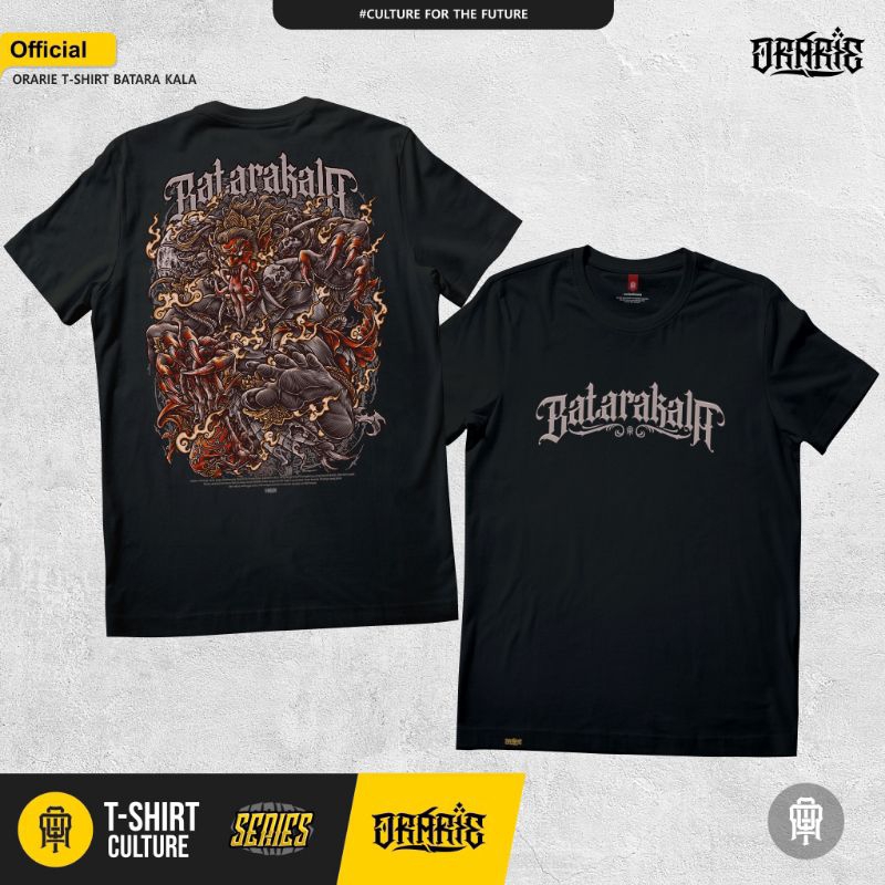 Kaos Orarie Bhatara Kala kaos wayang katun hitam 24s