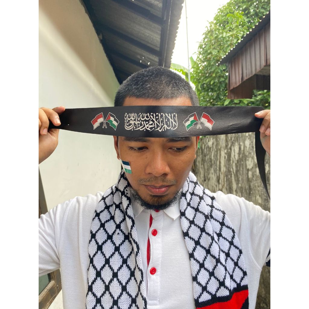 IKAT KEPALA PALESTINA | IKAT KELAPA BELA PALESTINA