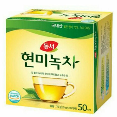 

Dongsuh Brown Rice And Green Tea-Seduhan Beras Merah Dan Teh Hijau 75gr