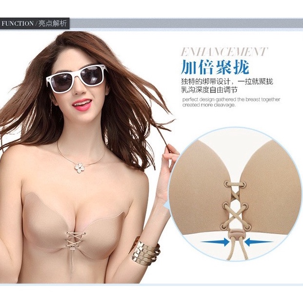 KODE G38T SixGo Angel Strapless Bra Tali Seaptu  Seamless Angel Bra