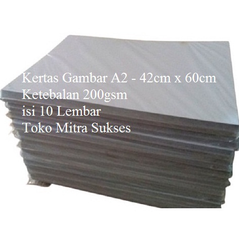 

FG2 Kertas Gambar 2gsm A2 42cm x 6cm isi 1 Lembar
