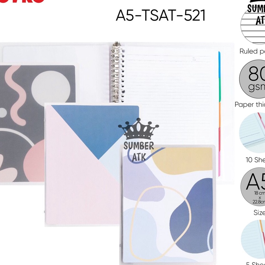 

Promo Binder Note Joyko A5TSAT521 Binder A5 JOYKO