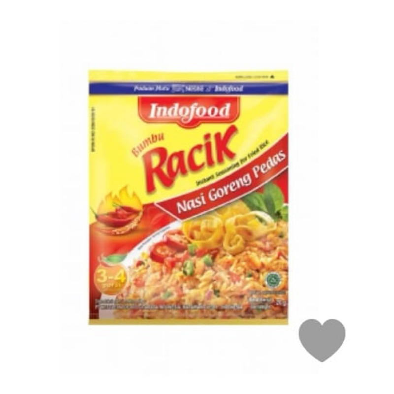 

Indofood Bumbu Racik nasi goreng pedas 20gram