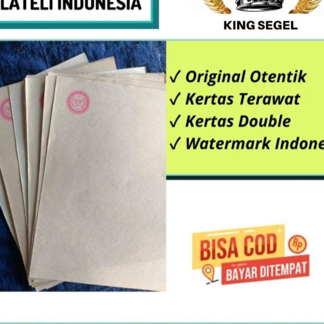 

Bonus Kertas Segel Tahun 198 1981 1982 1983 1984 1985 1986 1989 Double Asli