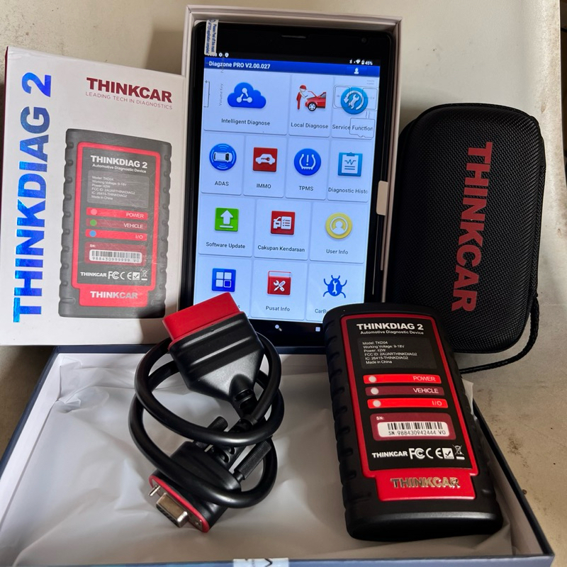 SCANNER MOBIL OBD2 THINKDIAG FULL PROGAM SOFTWARE DIAGZONE TERLENGKAP
