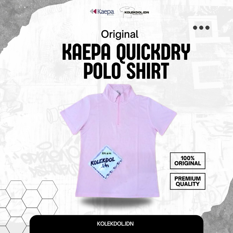 Original - Kaepa Quickdry Polo Shirt - KDL-141