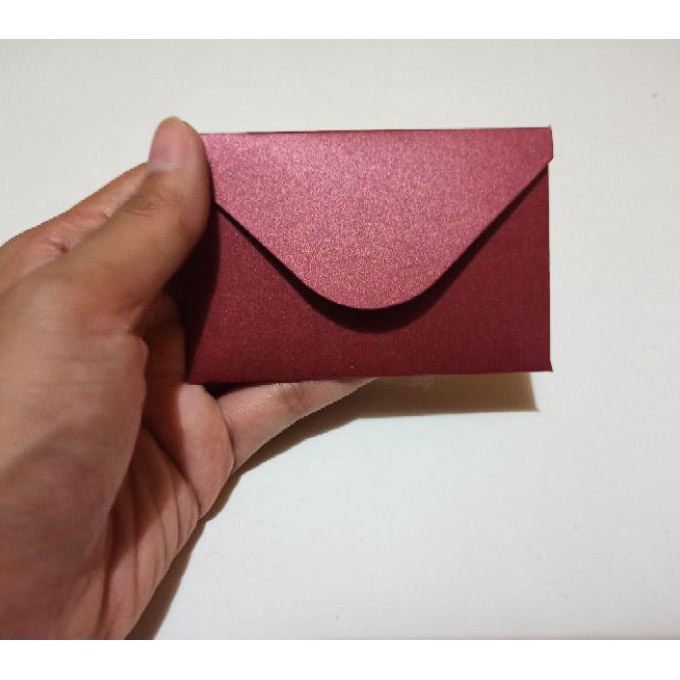 

HJ6 Amplop Mini Maroon Amplop Uang Amplop Lucu isi 2pcs 9cm x 6cm