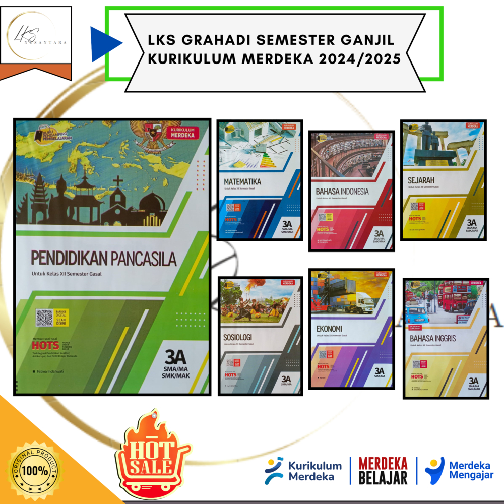 Buku LKS SIMPATI HAYATI GRAHADI SMA MA Kelas 12 Merdeka Ganjil 2024 2025 - Promo