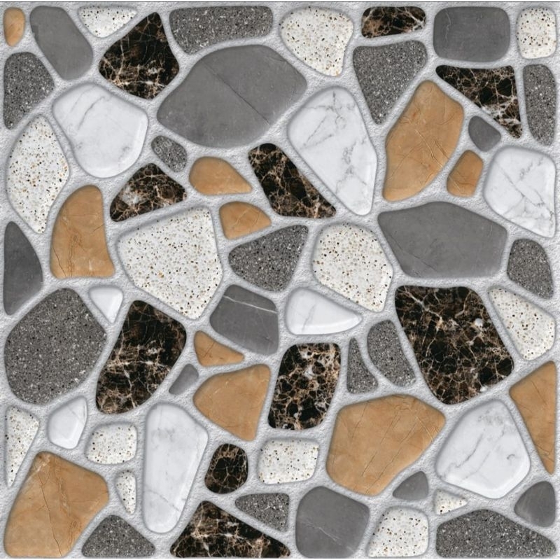 Keramik Motif Batu uk. 40x40