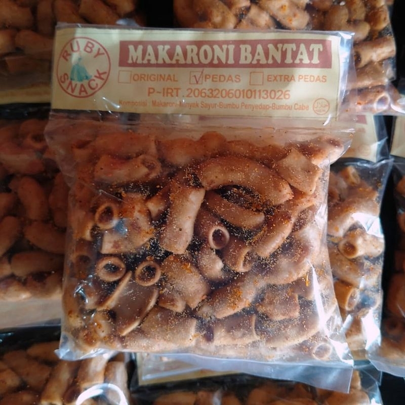 

Snack Makaroni Bantet Pedas 50gr Kriuk Nagih