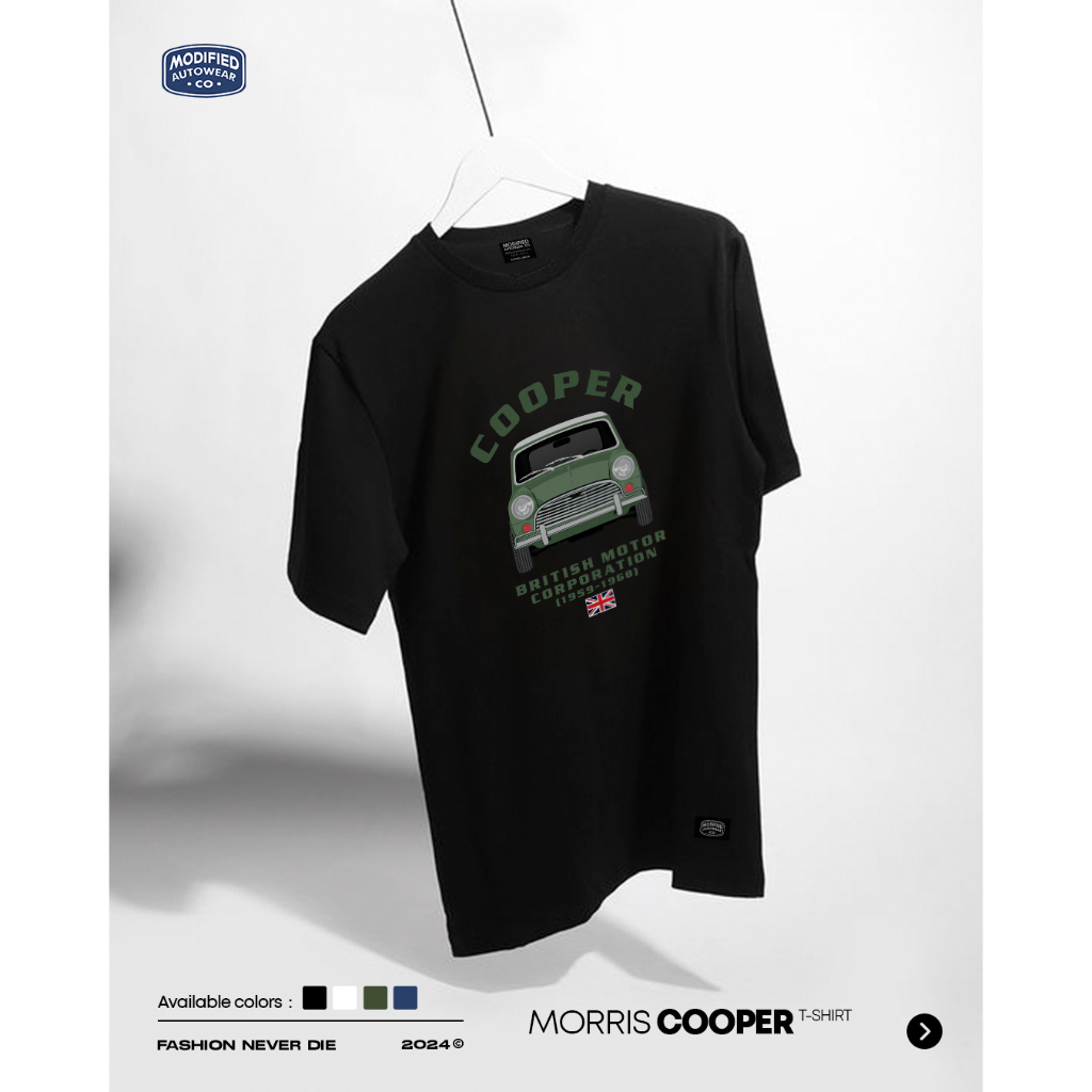 kaos morris cooper modified autowear premium kaos mobil kaos mini cooper