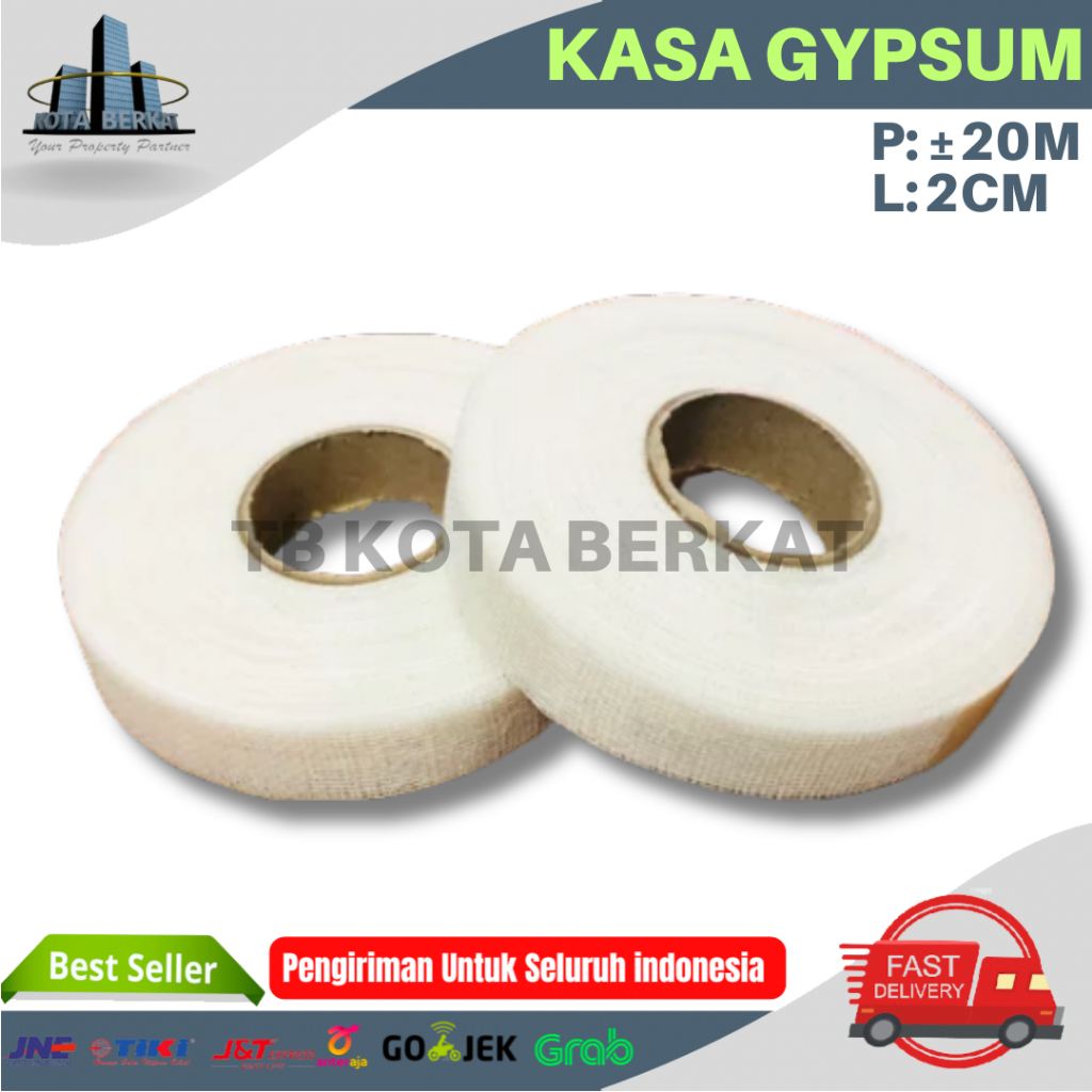 KAIN KASA GYPSUM / LAKBAN KAIN KASA GYPSUM / SERAT GYPSUM