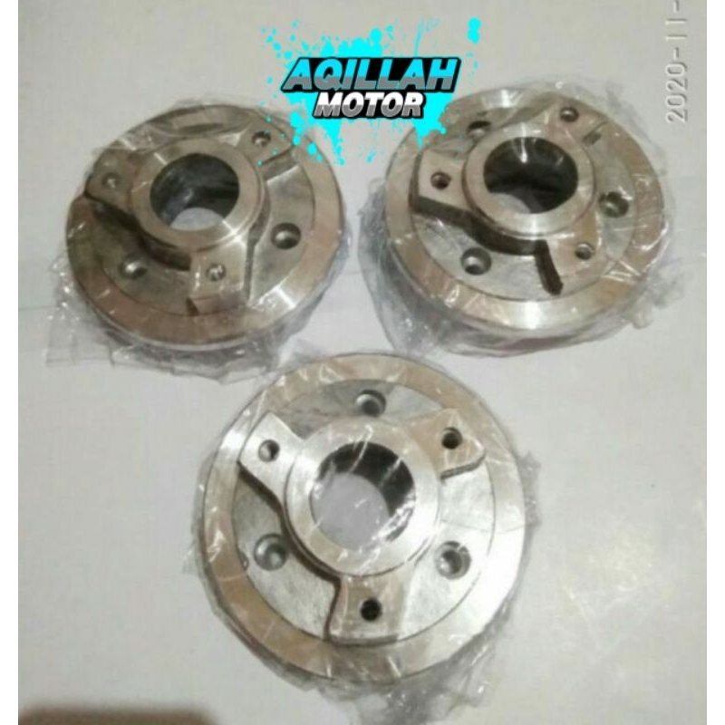 Plendes adaptor cakram belakang Satria Fu tromol kecil dan tromol besar