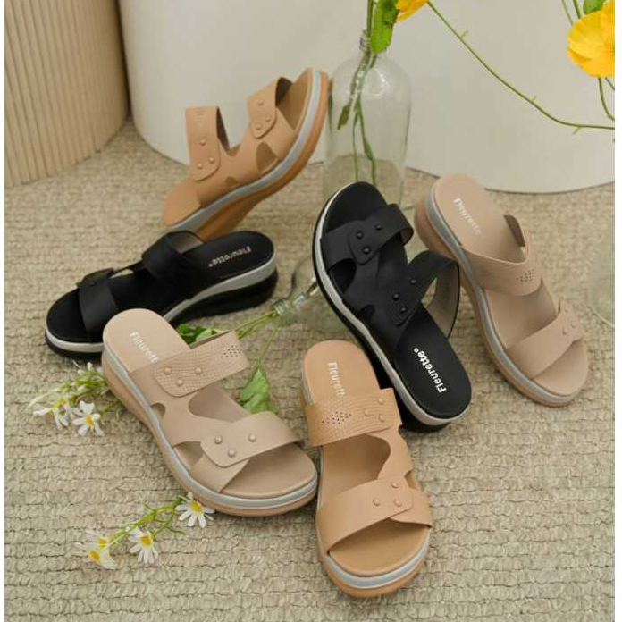 Fleurette| Sepatu Sendal Wanita |MAUDY
