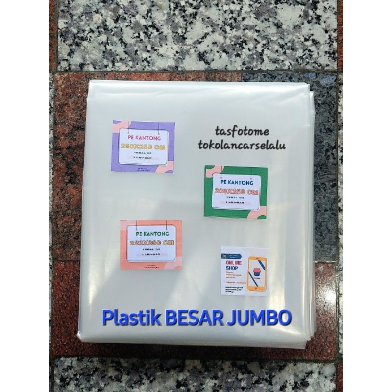 Grosir Kantong Plastik Pe Besar Bening Jumbo Besar Untuk Bungkus Kasur Spring Bed Sofa Mebel