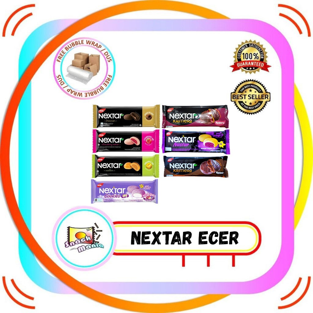 

Nabati Nextar Brownies Coklat Nastar Strawberry Krimero 34 gr