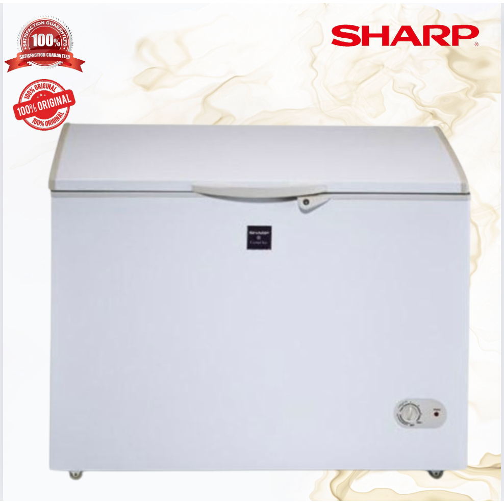 SHARP CHEST FREEZER 250 LITER FRV 300 Freezer pembeku daging/FRV-300/FRV300/GARANSI RESMI ORIGINAL