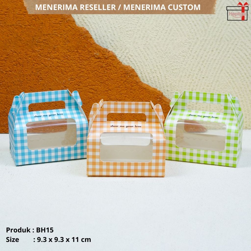 

Gable Box Kraft Hampers Souvenir Gift Pack Snack Ivory Jinjing/Gable Box Kraft Tenteng BH16