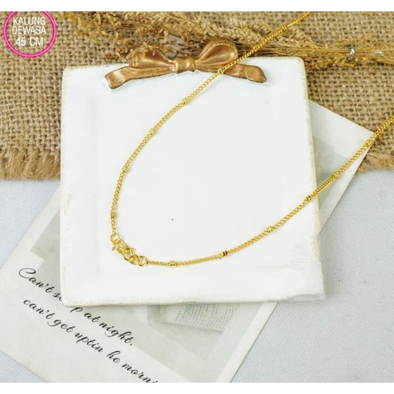 kalung dewasa cantik emas muda 7 gram