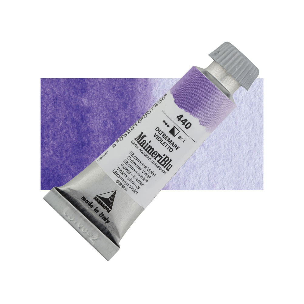 

Cat Air Lukis Maimeri Blu Watercolour 12ml MaimeriBlu Ultramarine Violet 440 M1609440 - PC