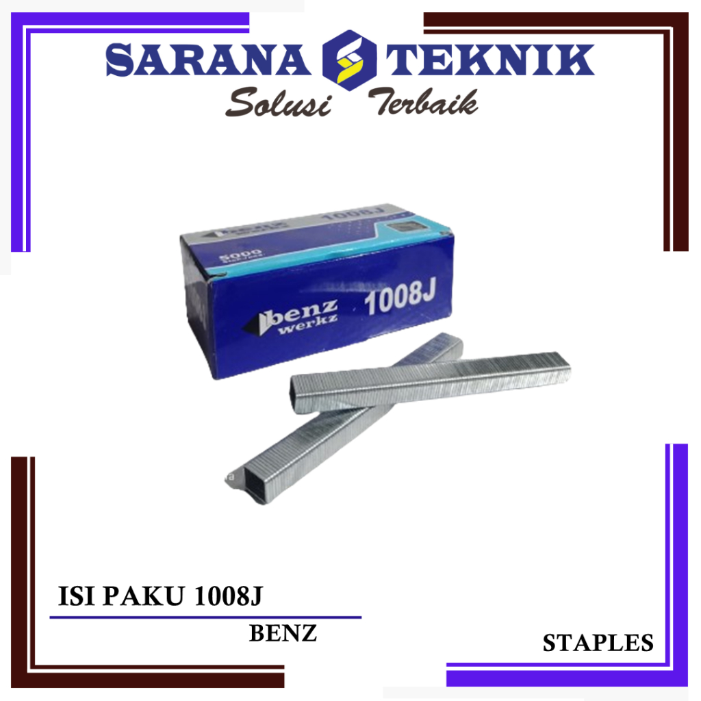 

Isi Staples Paku Tembak Model U 1008J BENZ