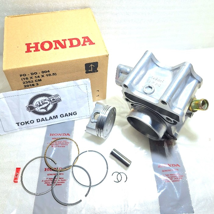 BLOK CYLINDER BLOCK SEHER PISTON RING PISTON SET KOMPLIT K59/K36 HONDA VARIO 150 VARIO 150 LED VARIO