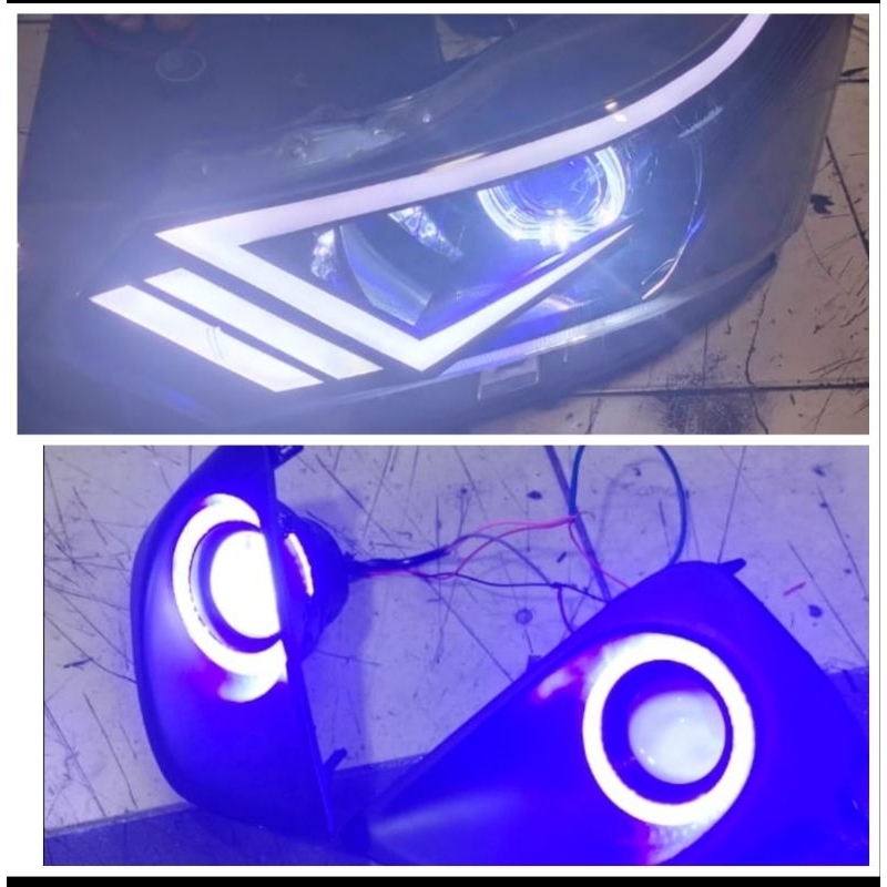 paket headlamp foglamp custom Vios gen3