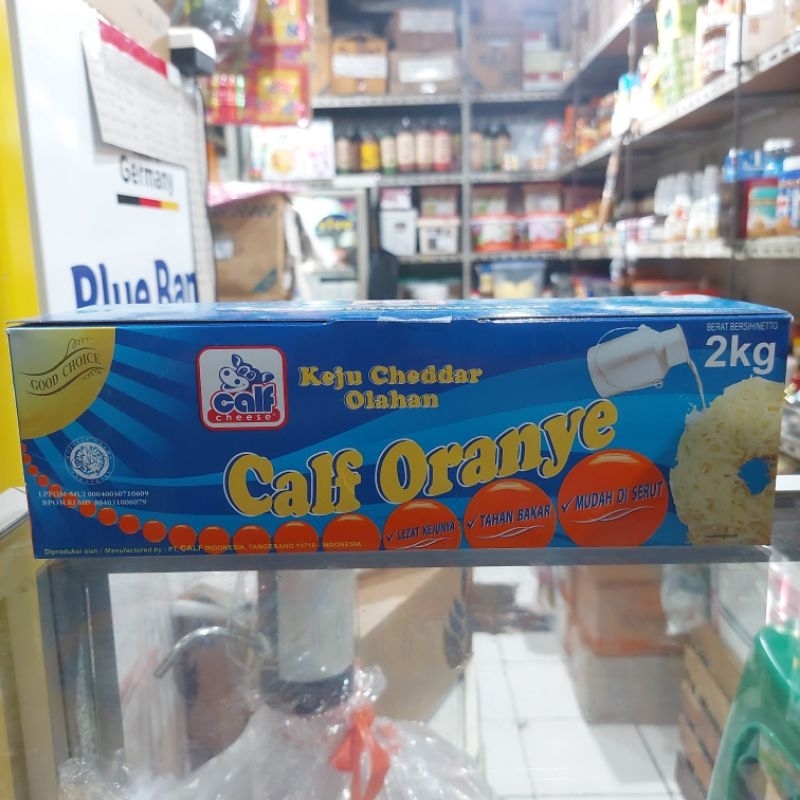 

keju calf oranye cheddar 2kg