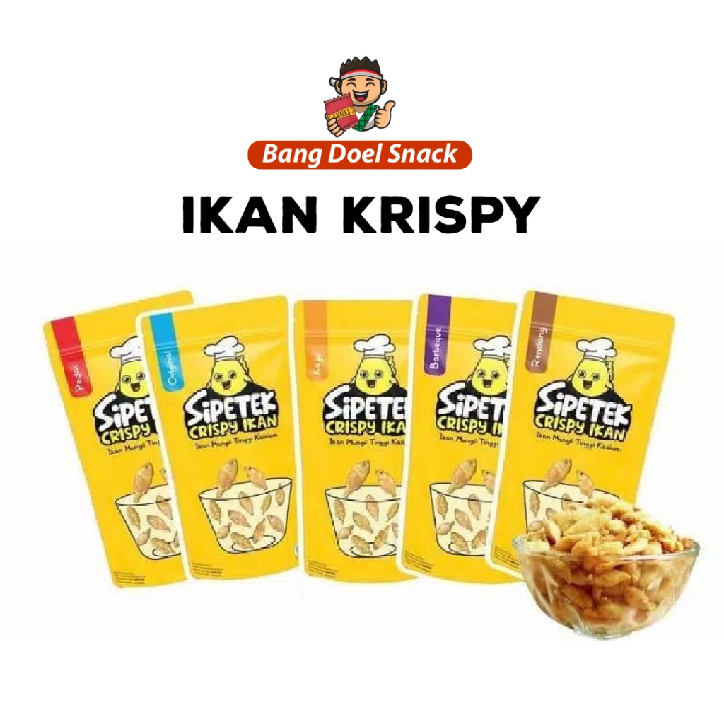 

Sipetek - Keripik Ikan Krispy 50g