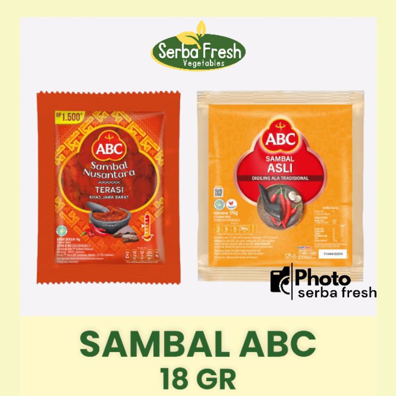 

SAMBAL ASLI ABC & TERASI NUSANTARA | 18GR | SERBA FRESH