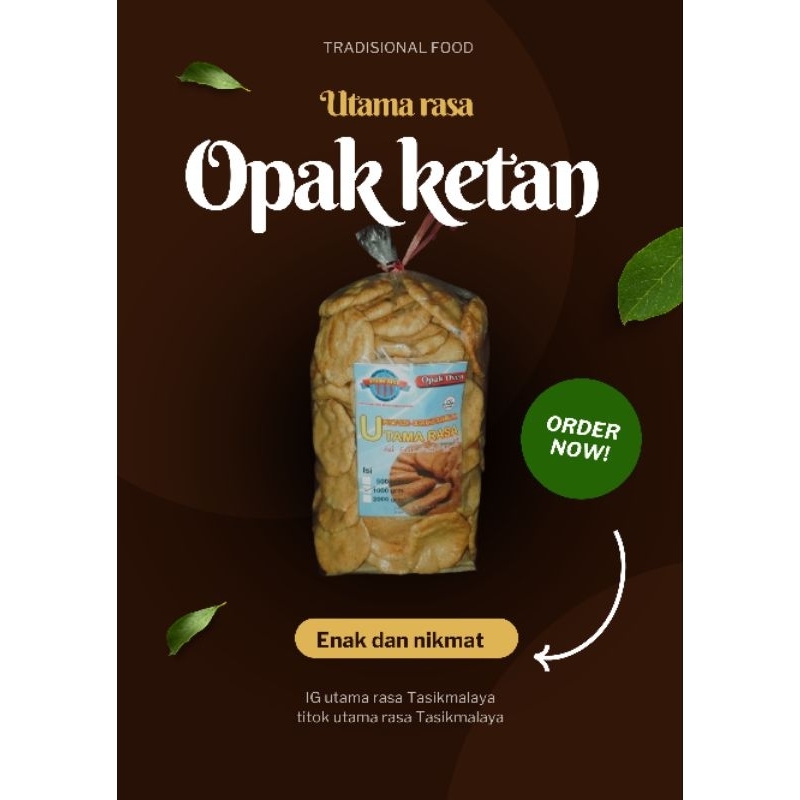 

opak ketan oven utama rasa tasikmalaya 1kg