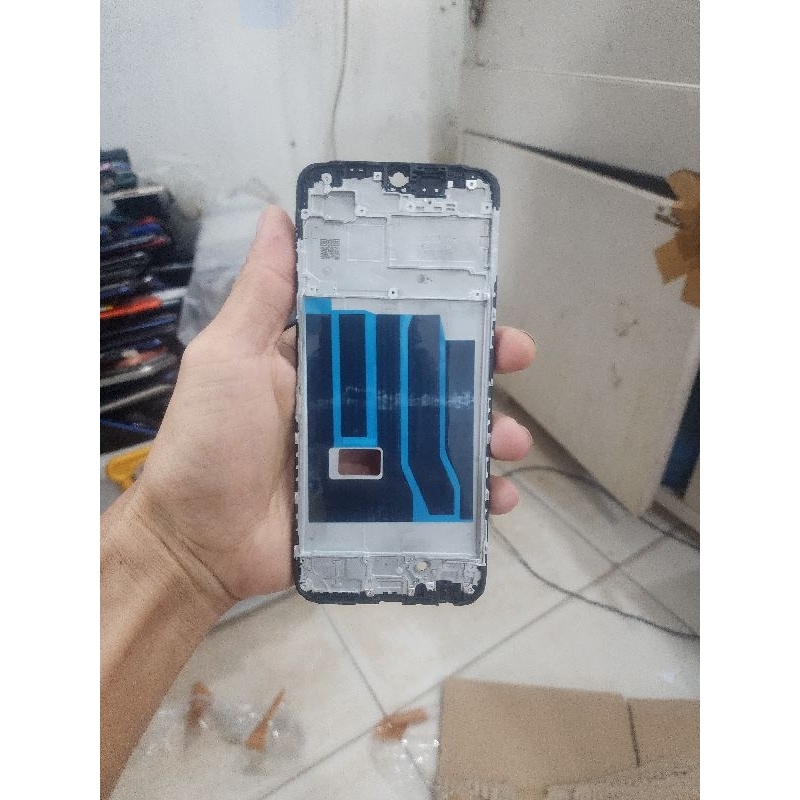 tulang lcd Oppo a18 a38 ori dudukan lcd Oppo a18 a38 ori copotan