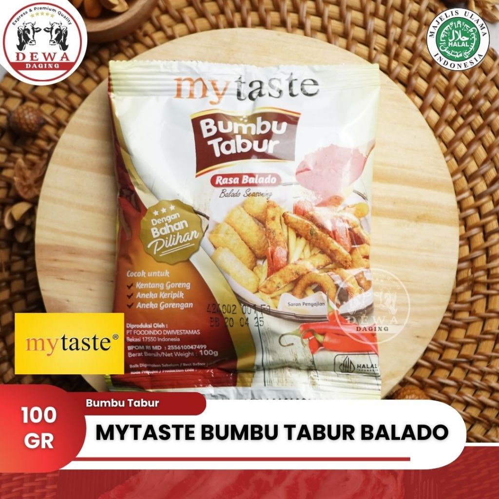 

MyTaste Bumbu Tabur Balado | Balado Seasoning - 100 gram