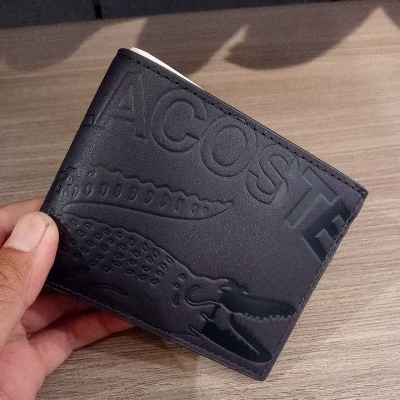 Dompet Pria Lacoste Original - Kulit Sapi