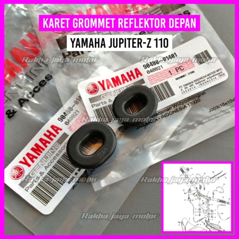 2 PCS KARET REFLEKTOR DEPAN JUPITER-Z 110CC/KARET GROMMET KARET BODI KARET BODY MOTOR MODEL OVAL/KAR