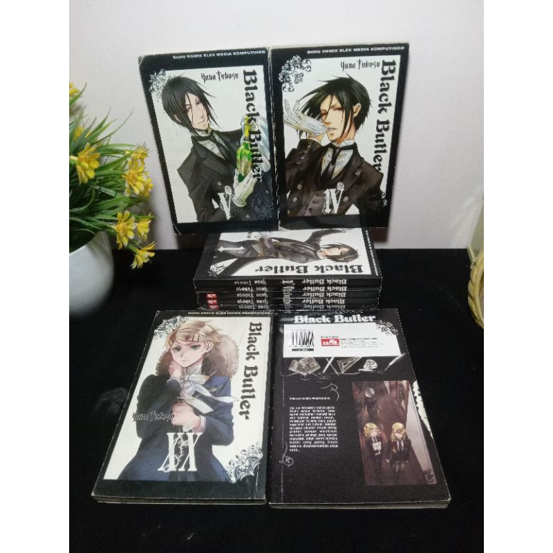 komik cabutan Black Butler 1 4 5 6 13 14 15 20 22 32